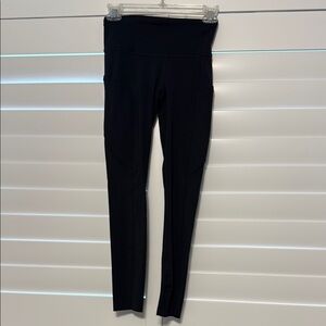 Lululemon Black Leggings; Fast and Free.